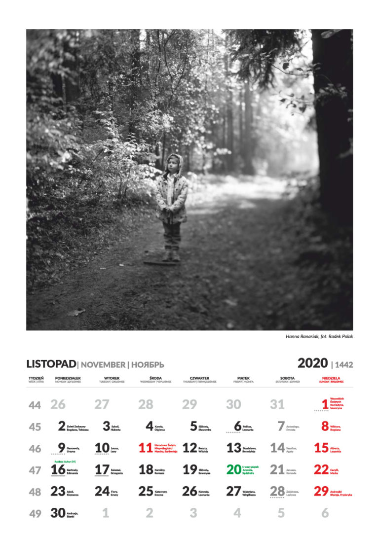 Kalendarz Tatarski - listopad 2020