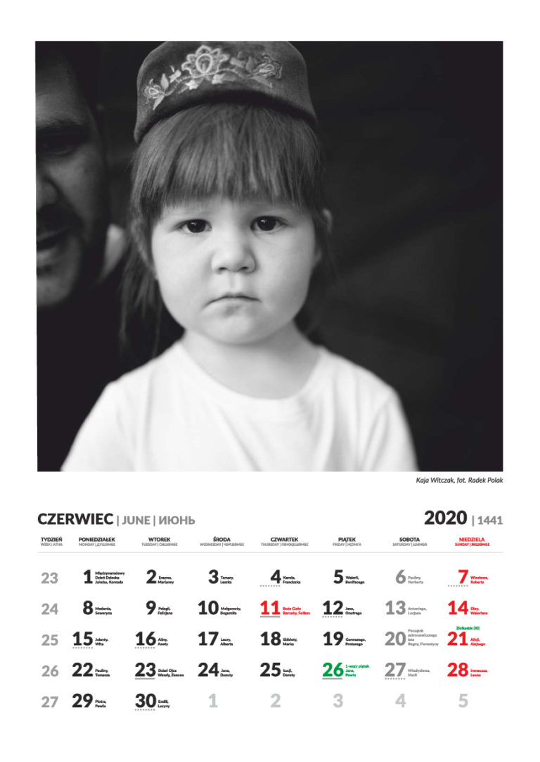 Kalendarz Tatarski - czerwiec 2020