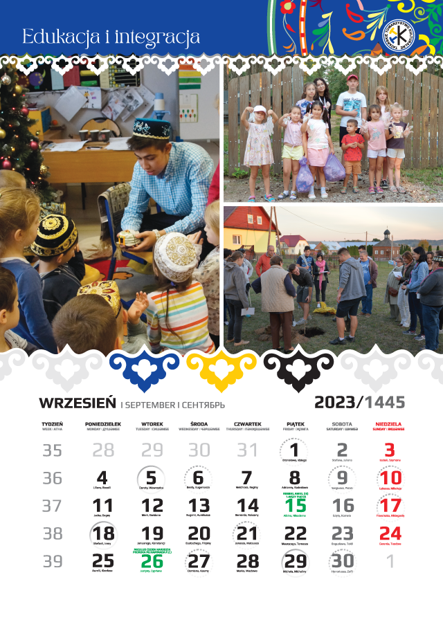 Kalendarz Tatarski 2023 - Wrzesień