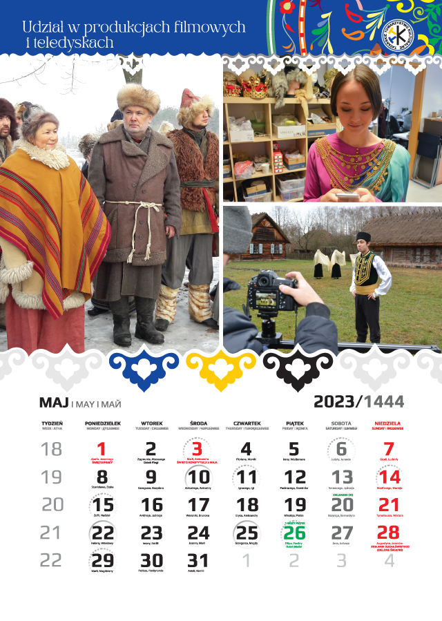 Kalendarz Tatarski 2023 - Maj